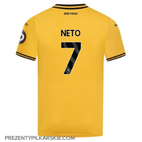 Stroje piłkarskie Wolves Pedro Neto #7 Koszulka Podstawowej 2024-25 Krótki Rękaw